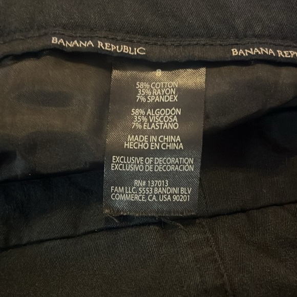 BANANA REPUBLIC Women’s Black Pants - Picture 4 of 7